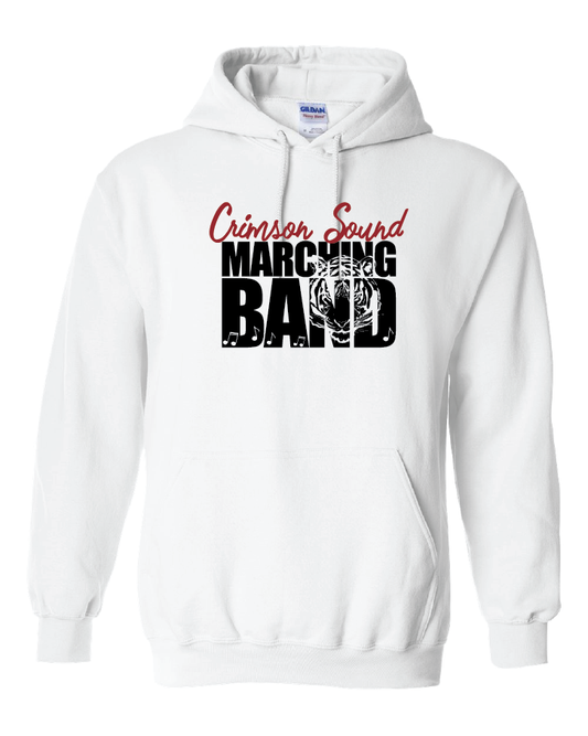 Gildan Hooded Sweatshirt: CS Band Tiger & Music Note