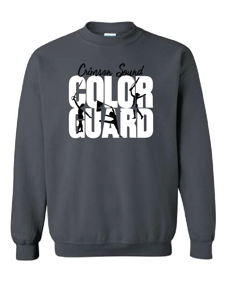 Gildan Crewneck Sweatshirt: Color Guard w/ Girls