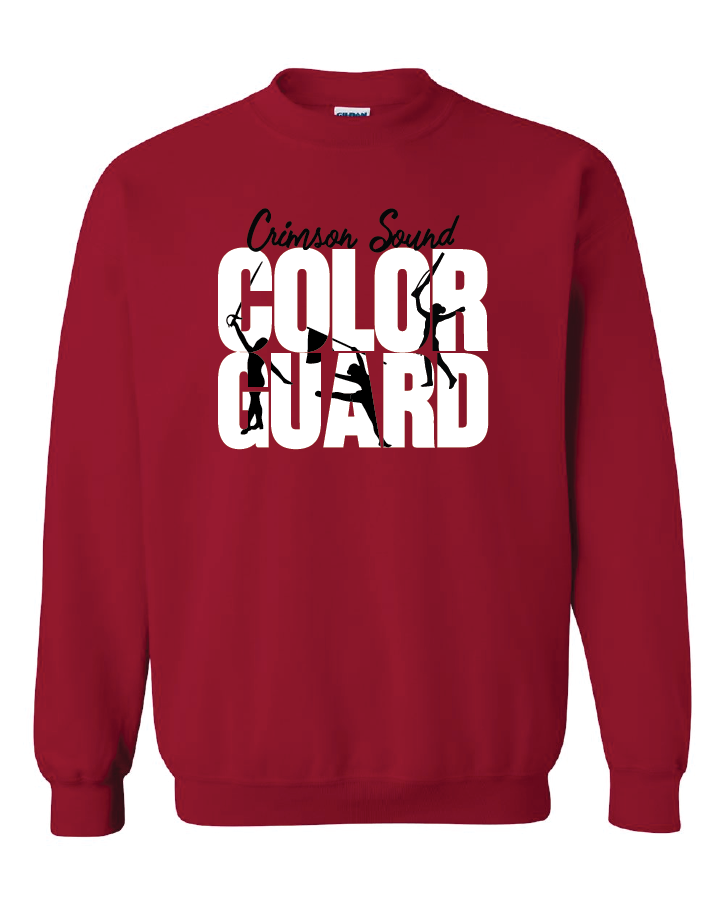 Gildan Crewneck Sweatshirt: Color Guard w/ Girls