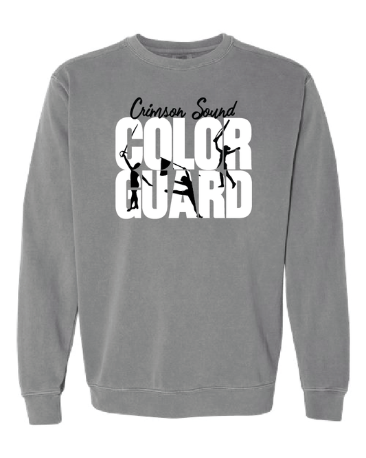 Comfort Colors Crewneck Sweatshirt : Color Guard w/ Girls