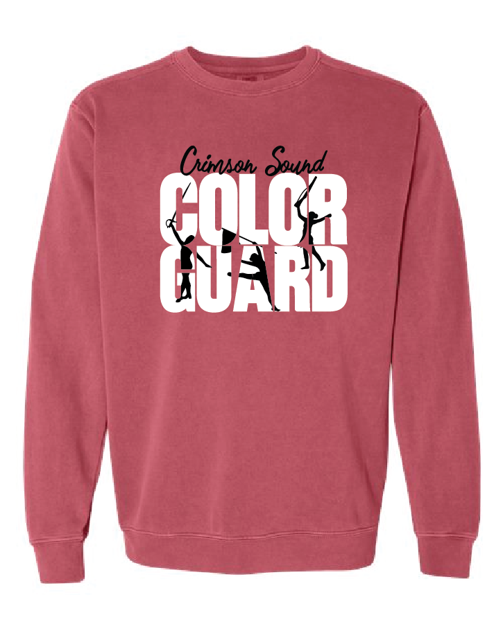 Comfort Colors Crewneck Sweatshirt : Color Guard w/ Girls