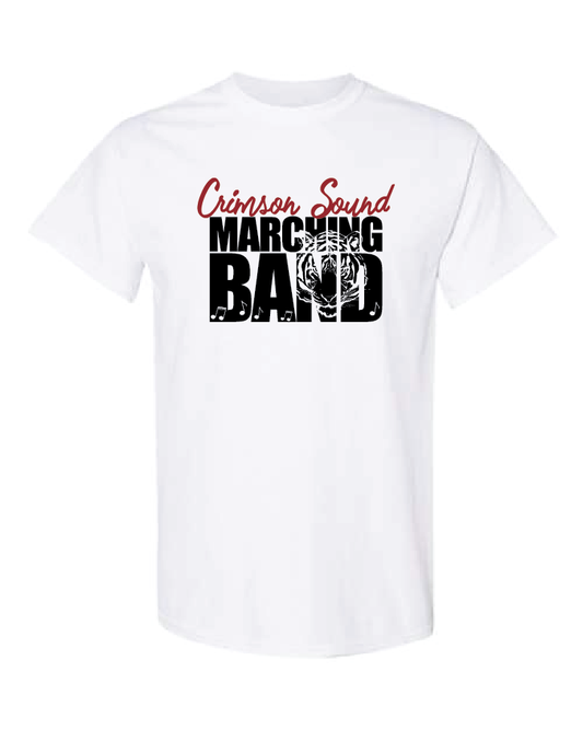 Gildan Heavy Cotton T-Shirt:CS Band Tiger & Music Note