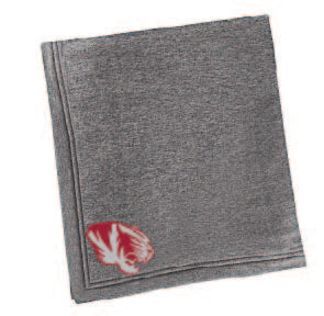 SOFTBALL 50x60 Sweatshirt Blanket with Tiger Head