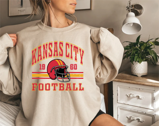 Vintage Kansas City Football Crewneck