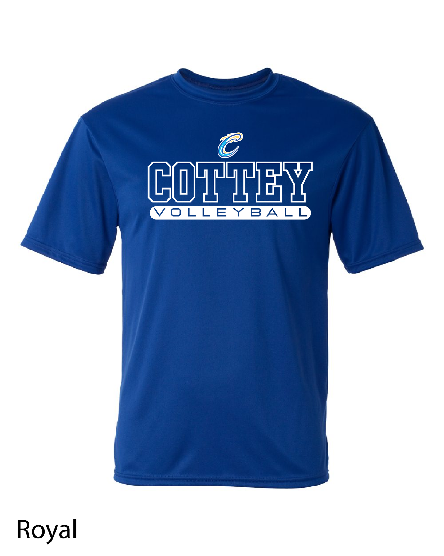 Cottey College Volleyball Performance Tshirt