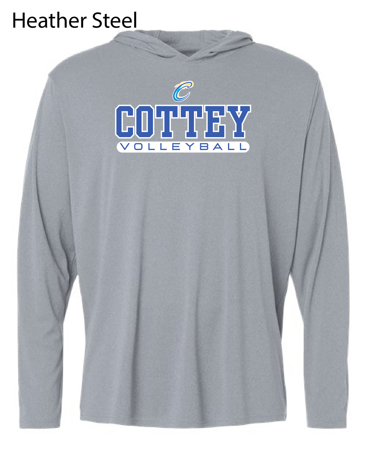 Cottey Volleyball Lightweight Performance Hoodie