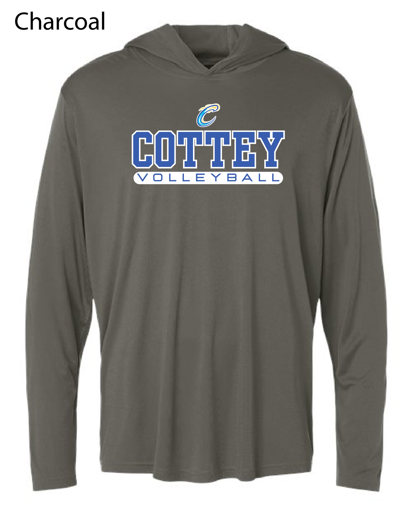 Cottey Volleyball Lightweight Performance Hoodie