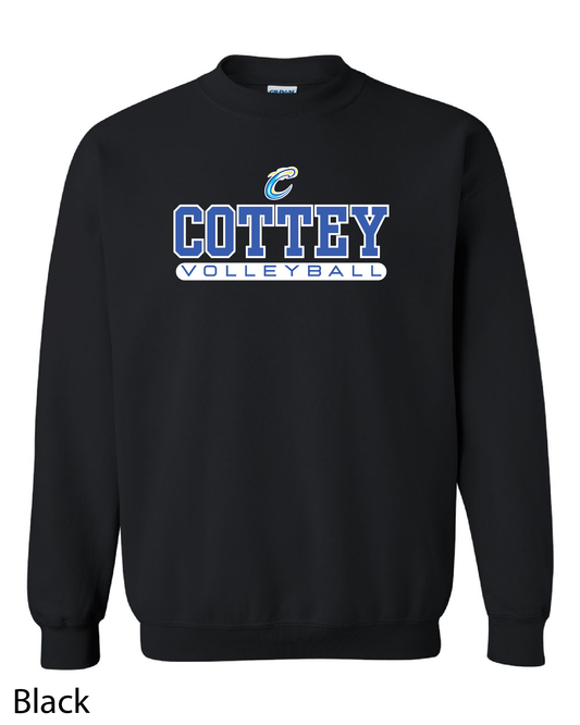 Cottey Volleyball Crewneck Sweatshirt