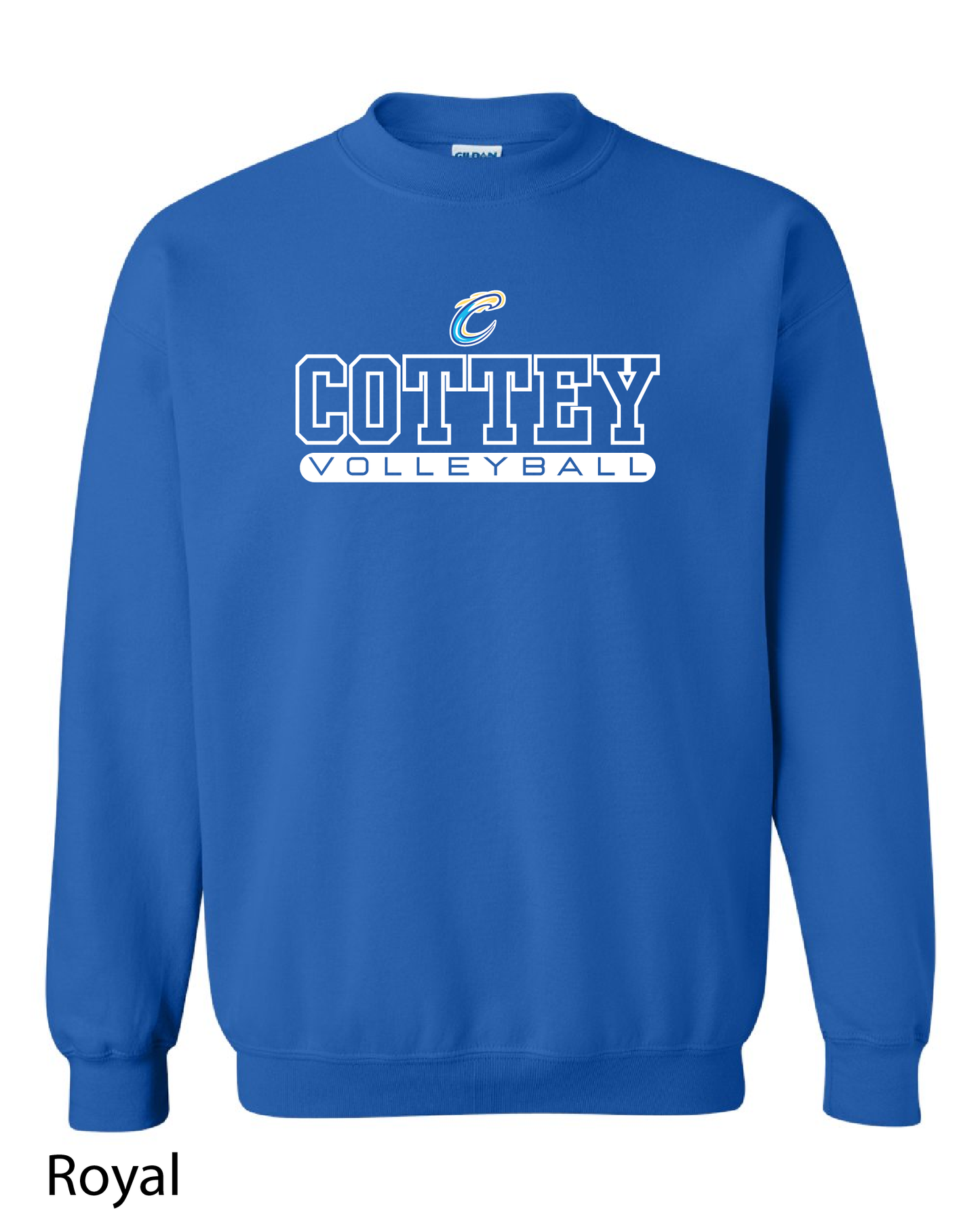 Cottey Volleyball Crewneck Sweatshirt