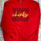 KC Chiefs Leopard Graphic Top