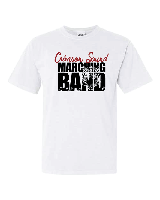Comfort Colors T-Shirt: CS Marching Band Tiger & Music Note