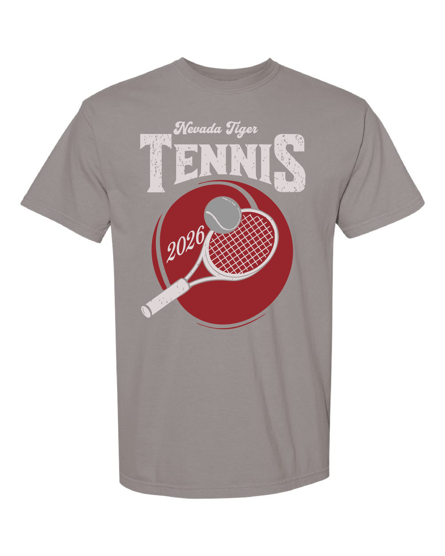 Comfort Colors Tshirt: NHS Tennis Fundraiser 2026