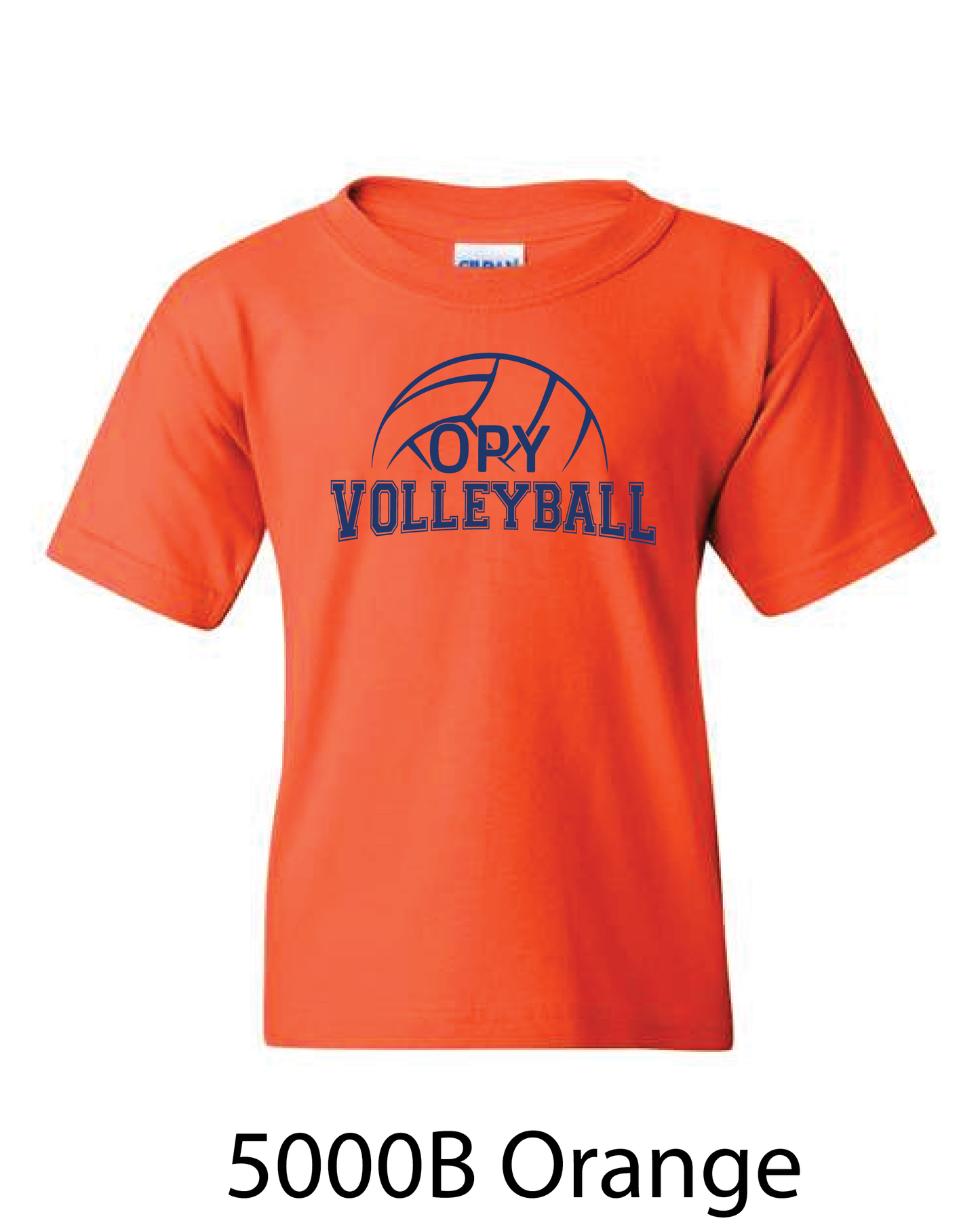 YOUTH Gildan Heavy Cotton T-Shirt: OPY Volleyball