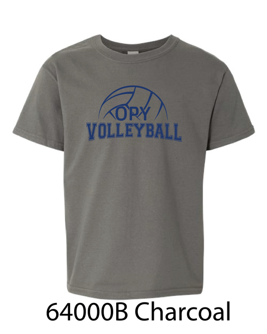 YOUTH Gildan Softstyle T-Shirt: OPY Volleyball