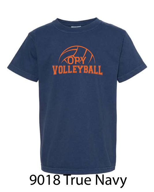 YOUTH Comfort Colors T-Shirt: OPY Volleyball