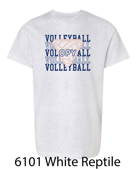 YOUTH LAT Fashion T-Shirt: Volleyball Repeating