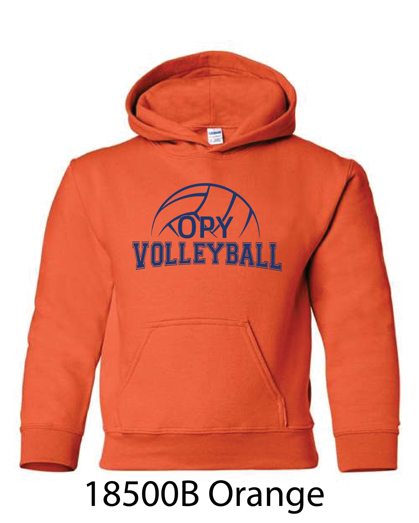 YOUTH Gildan Hooded Sweatshirt: OPY Volleyball