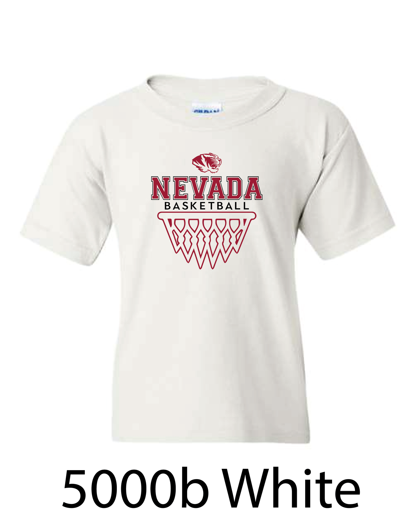 YOUTH Gildan Heavy Cotton T-Shirt: Nevada Basketball