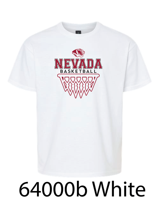 YOUTH Gildan Softstyle T-Shirt: Nevada Basketball