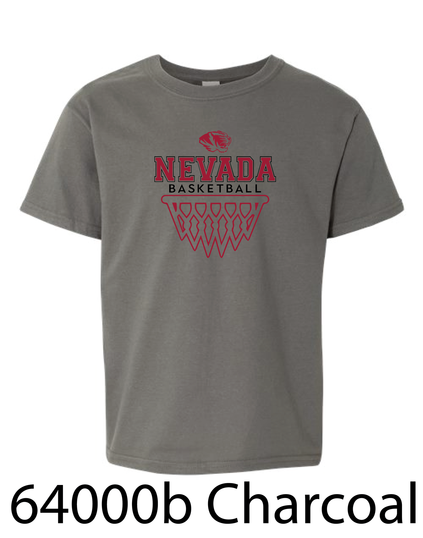 YOUTH Gildan Softstyle T-Shirt: Nevada Basketball