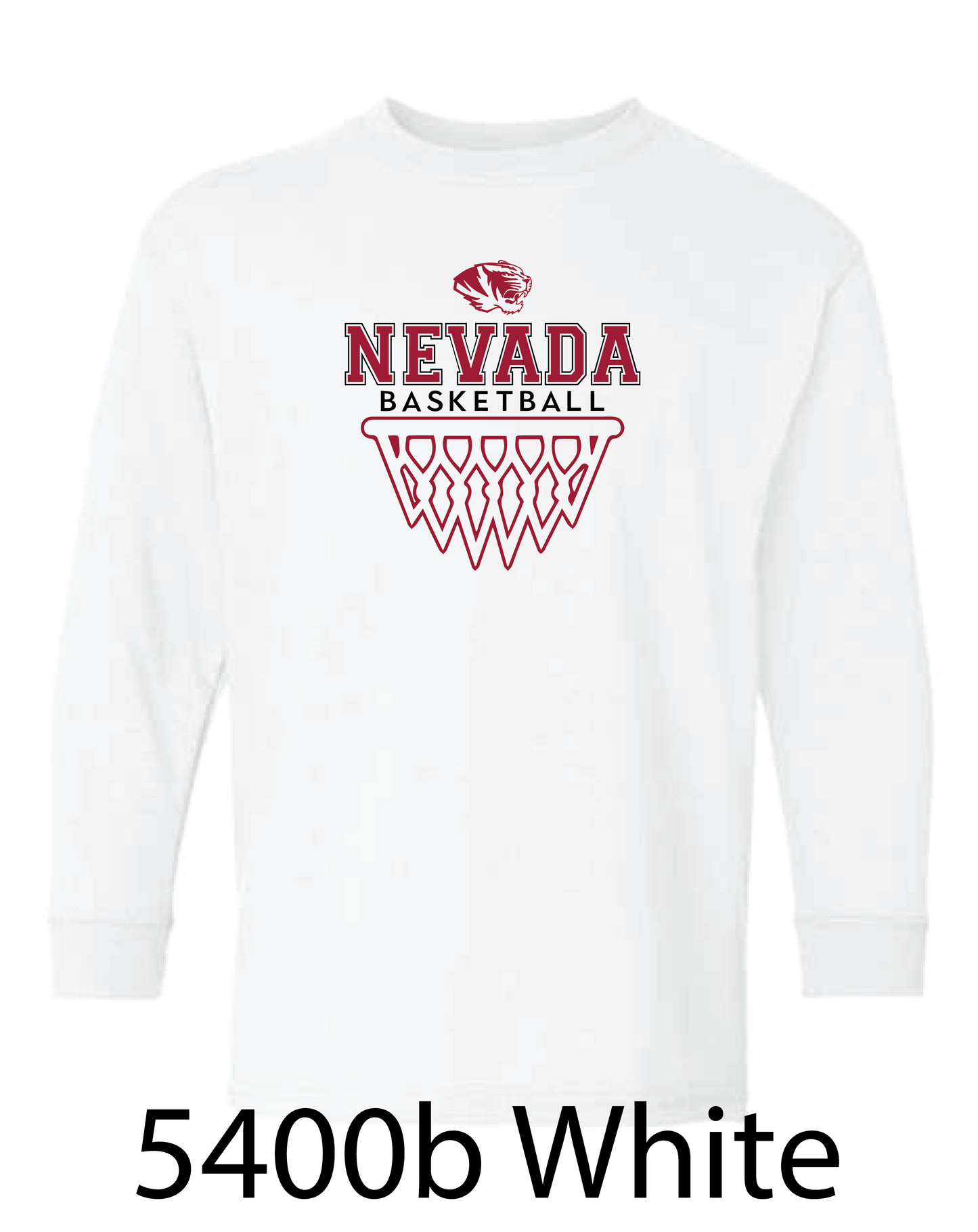 YOUTH Gildan Long Sleeve T-Shirt: Nevada Basketball