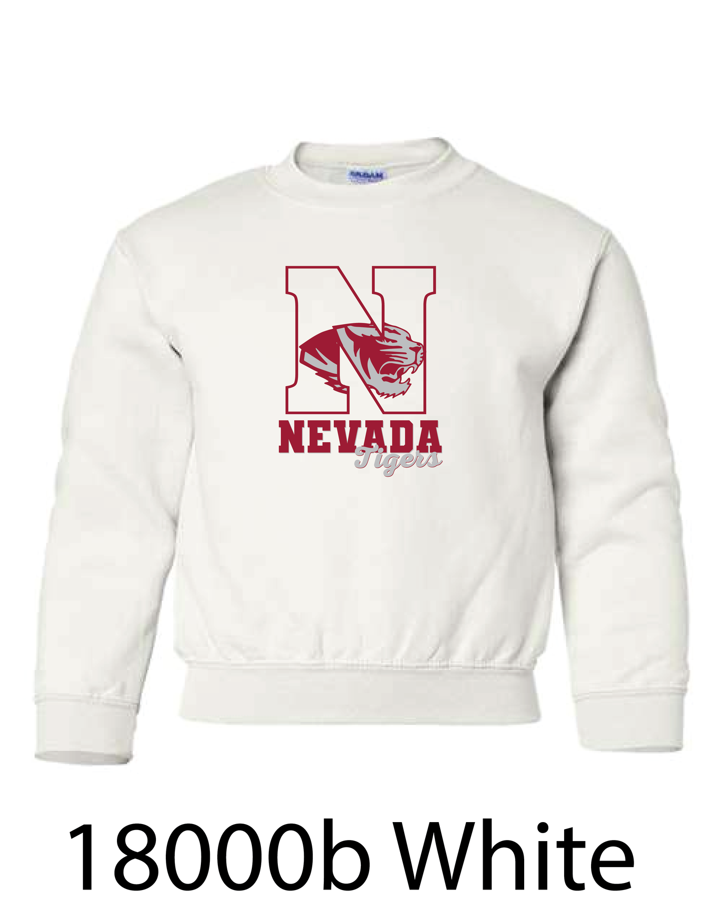 YOUTH Gildan Crewneck Sweatshirt: Generic Nevada