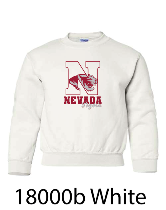 YOUTH Gildan Crewneck Sweatshirt: Generic Nevada