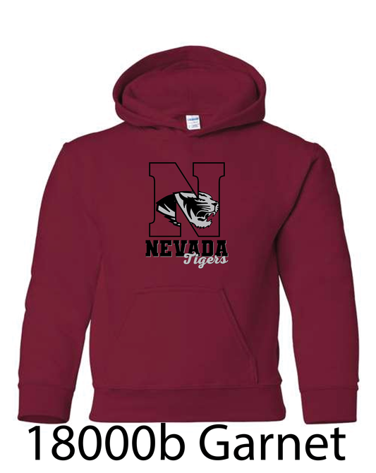 YOUTH Gildan Hooded Sweatshirt: Generic Nevada